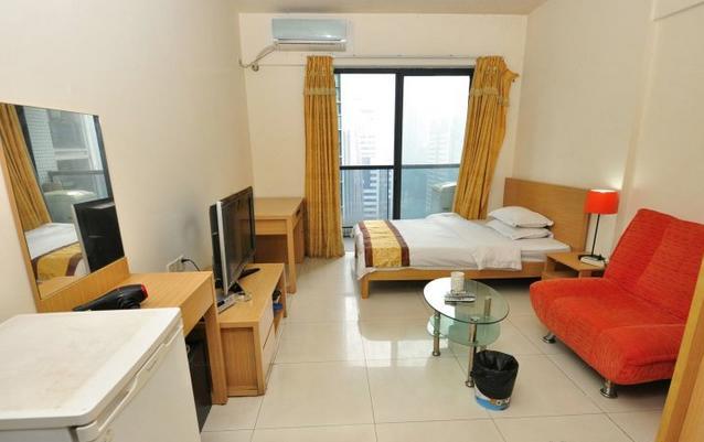 Guangzhou Happiness Apartment Oda fotoğraf